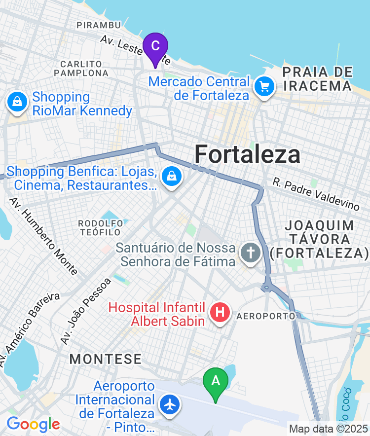 Fortaleza Available Airport Options